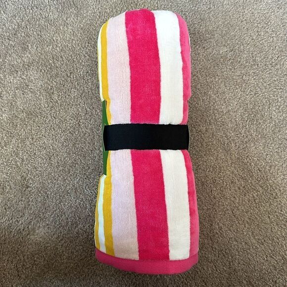 Kate Spade Striped Oversized Beach Towel! - Picture 4 of 7